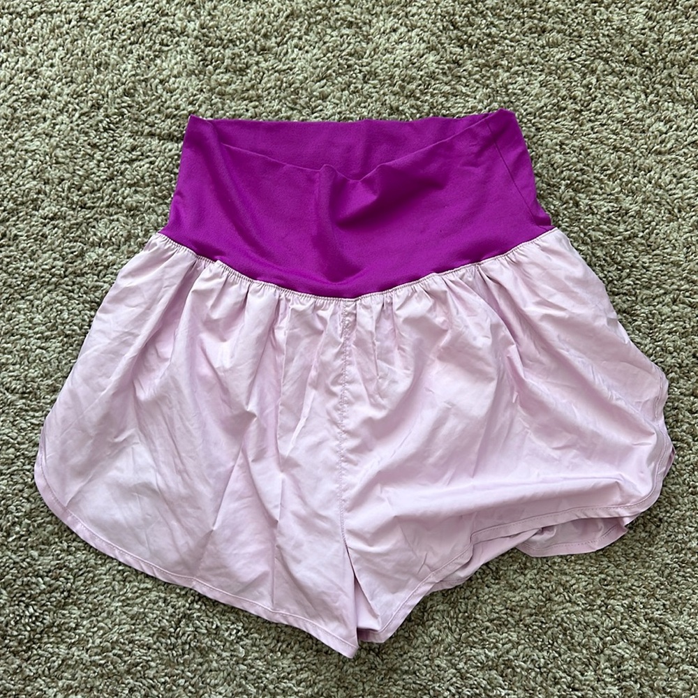 2 tone pink free people shorts